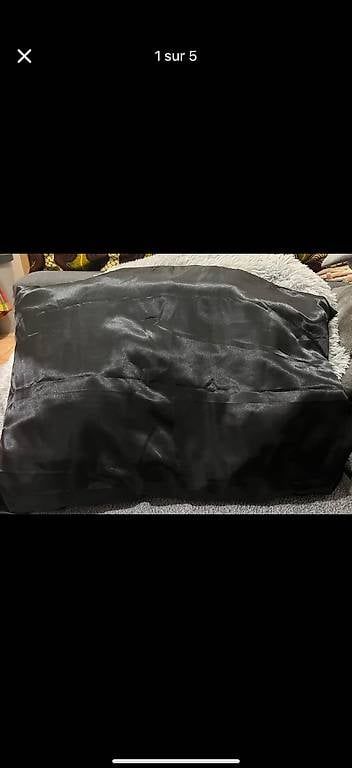 Biancheria da letto: Lot de 2 taie en satin avec fermeture éclair – Nuovo e nell'imballaggio originale da Lausanne venduto da Ale_x_ia 3