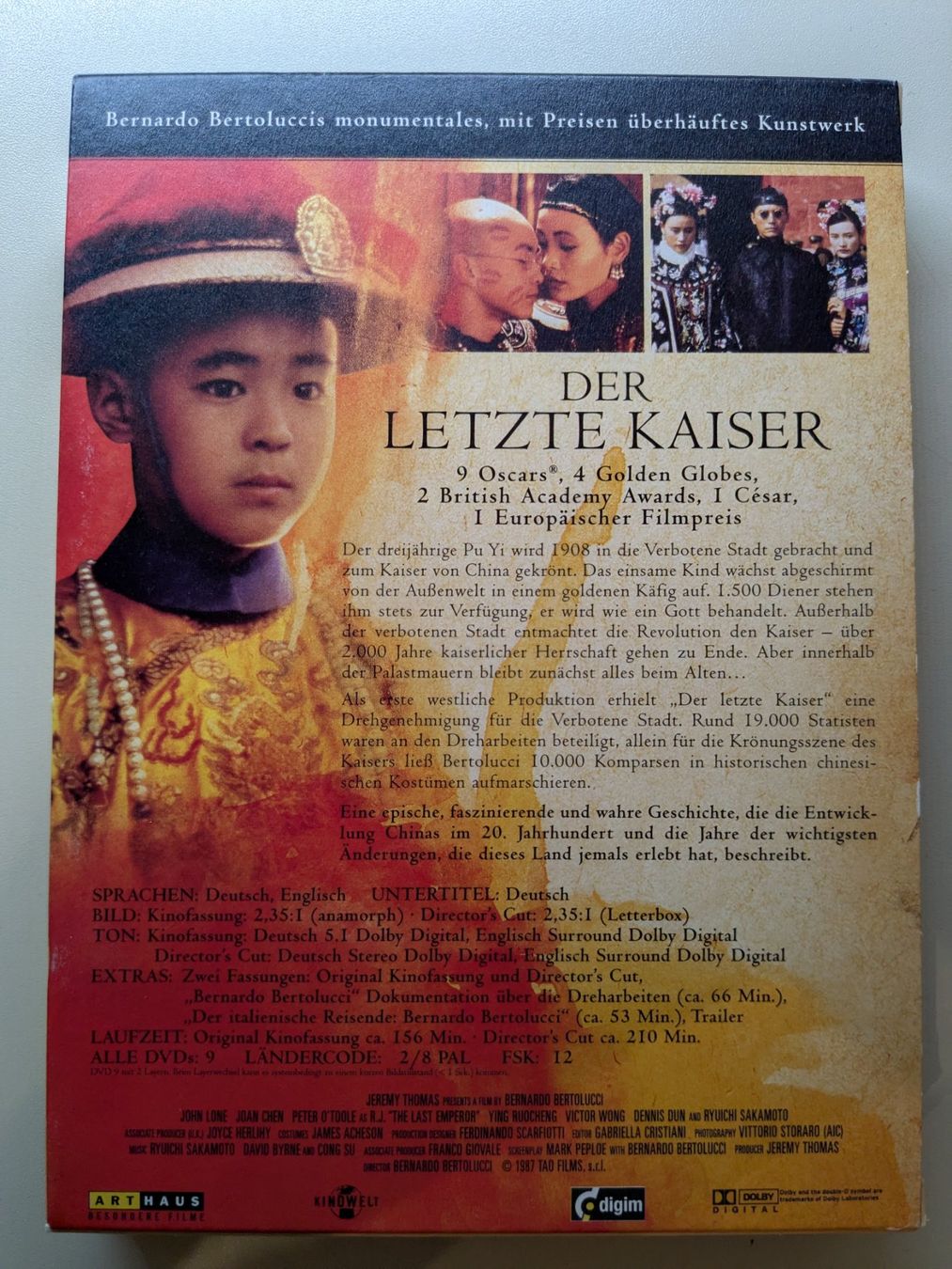 Tutti i DVDs: Der letzte Kaiser - Director's Cut [3 DVDs] – Usato da Port venduto da gecotom 1