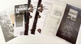 6 Trauerkarten – AUFRICHTIGE ANTEILNAHME, Trost & Liebe
