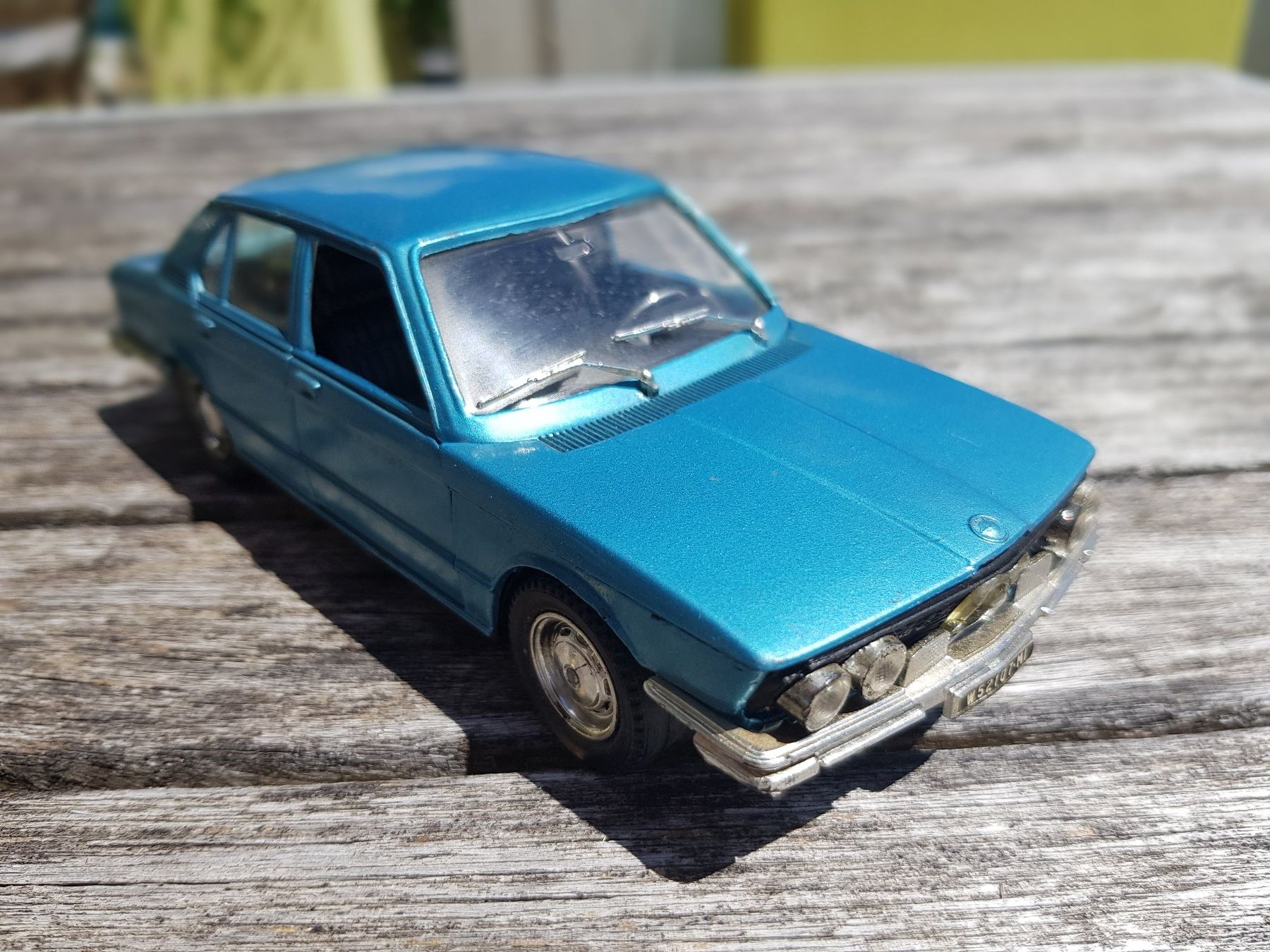 BMW Modellini d'auto: BMW 525 Modellauto blau – Usato da Jona venduto da dampfnuggi 1