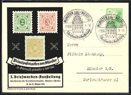 Münster / Westfalen, 3. Briefmarken-Aus