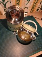 Lunchbox, Edelstahl,4-teilig, stapelbar, neuwertig