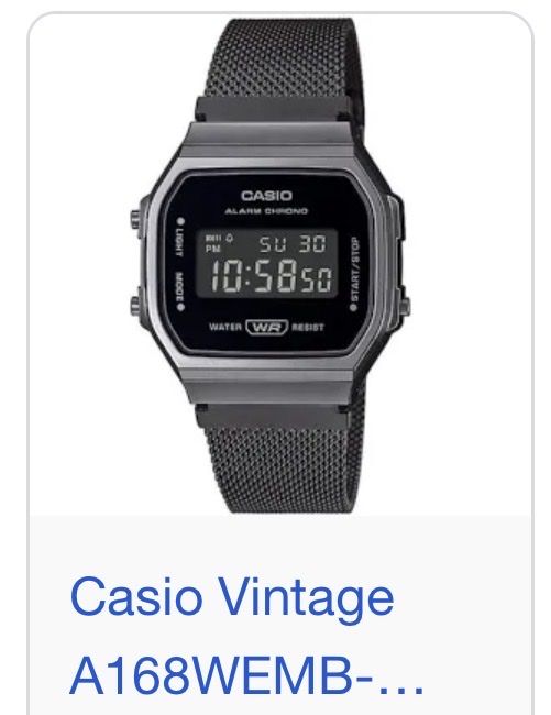 Casio Uhren: Casio Uhr - A168WEMB-1BEF, Digitalanzeige – Neu und originalverpackt aus Grüsch von nil_z5f2