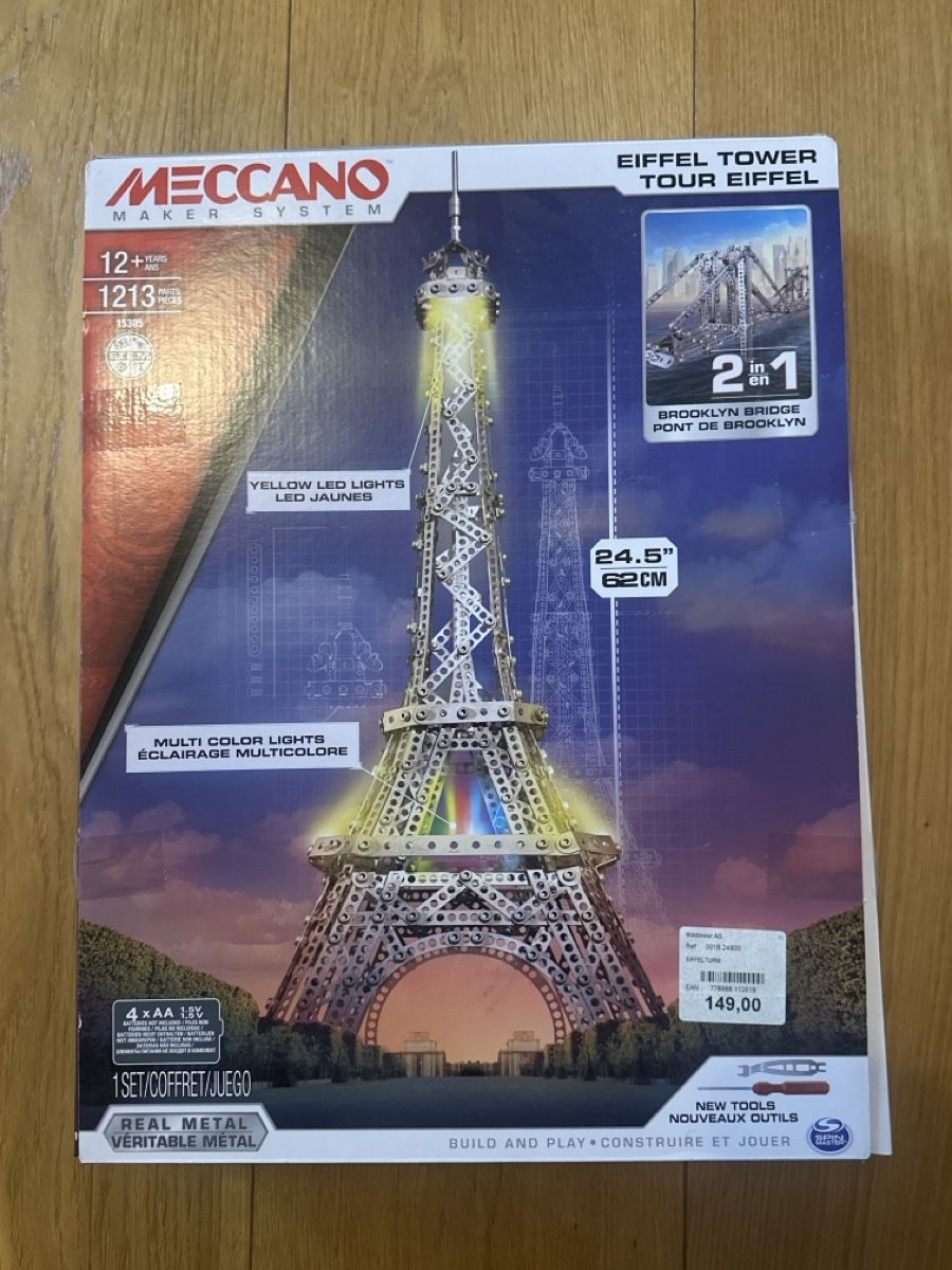 Meccano Kit di costruzioni: Meccano Eiffelturm 2in1 – Usato da Wettswil venduto da ann_cdf7
