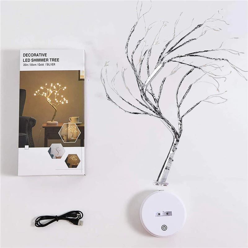 Ghirlande e barre luminose: LED LICHTERBAUM - 108 LED LICHTER - LICHTERKETTE BAUM – Nuovo e nell'imballaggio originale da Kriens venduto da swissgadget 8