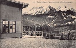 Rothorn-Kulm, Terrasse imaginär, gelaufen 1912