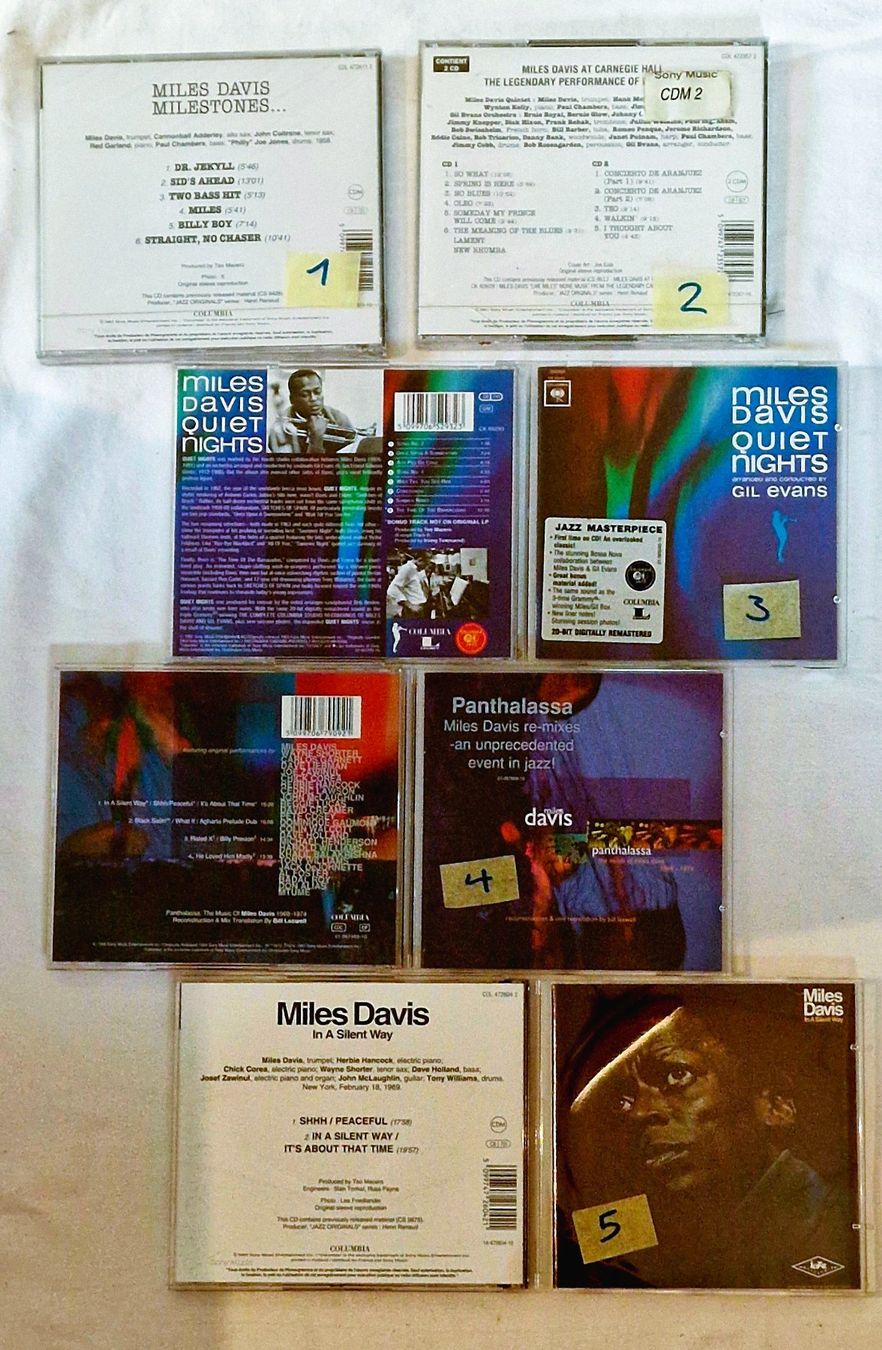 CDs: Miles Davis 13 CD Sammlung, auch einzeln möglich – D'occasion à Uitikon Waldegg par Smeragol 1