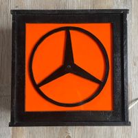 Mercedes-Benz Lampe, wunderschön selbstgemacht!