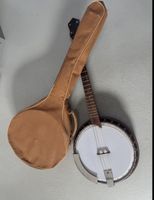 Tolles Banjo 4-saitig samt Hülle