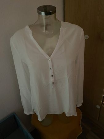 ESPRIT langarm Damenoberteil weiss Grösse 38