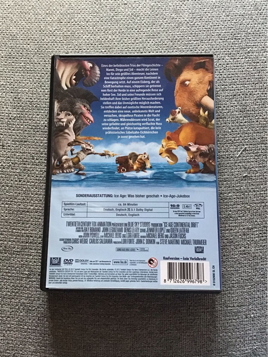 Tutti i DVDs: DVD Ice Age 4 – Usato da Jenaz venduto da bandenhobel17 1