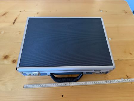 Aluminium Aktenkoffer mit Schloss guter Zustand 43cm