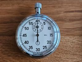 Stoppuhr Made in USSR mechanisch mit Etui guter Zustand