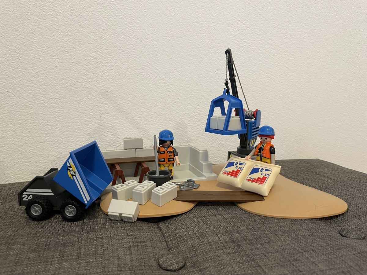 Playmobil Giocattoli: Playmobil  Baustelle  Set – Usato da Chur venduto da Tsambiko 1