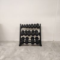 Hexagon Dumbbells Set 2x2.5-20kg/Rack