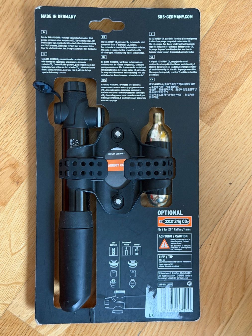 Sks Pumpen: SKS CO2 Velopumpe "Airboy" – Neu und originalverpackt aus Schenkon von Elmi13 1