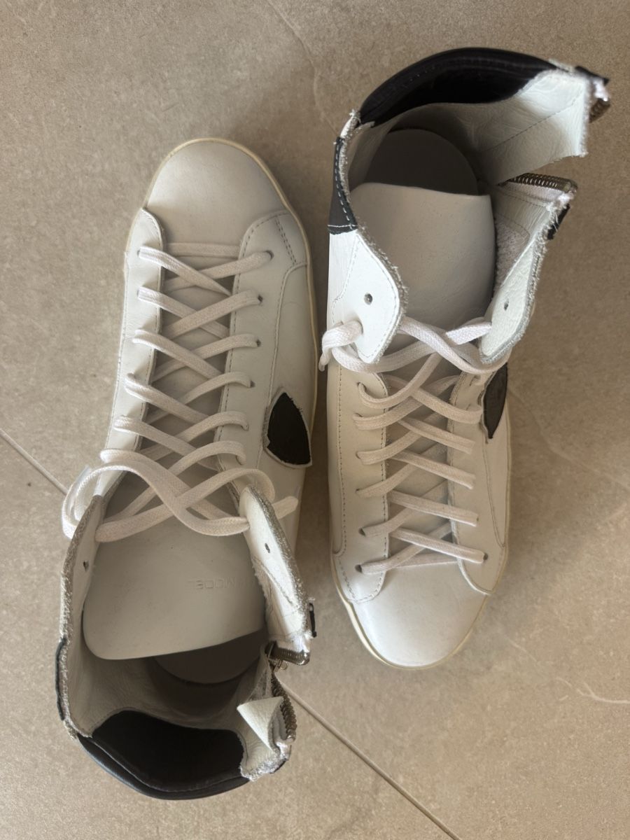 Herrenschuhe: Philippe Model High Top Sneaker weiss Grösse 42 – Neu (gemäss Beschreibung) aus Buchs AG von sportworld10 3