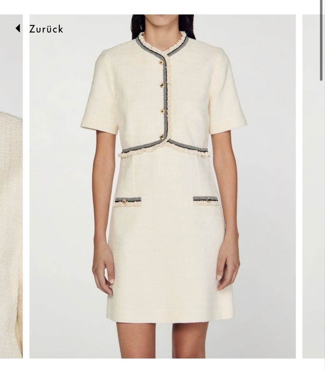 Sandro Robes: Sandro kurzes Tweed-Kleid Gr. 36 – D'occasion à Zürich par aglier