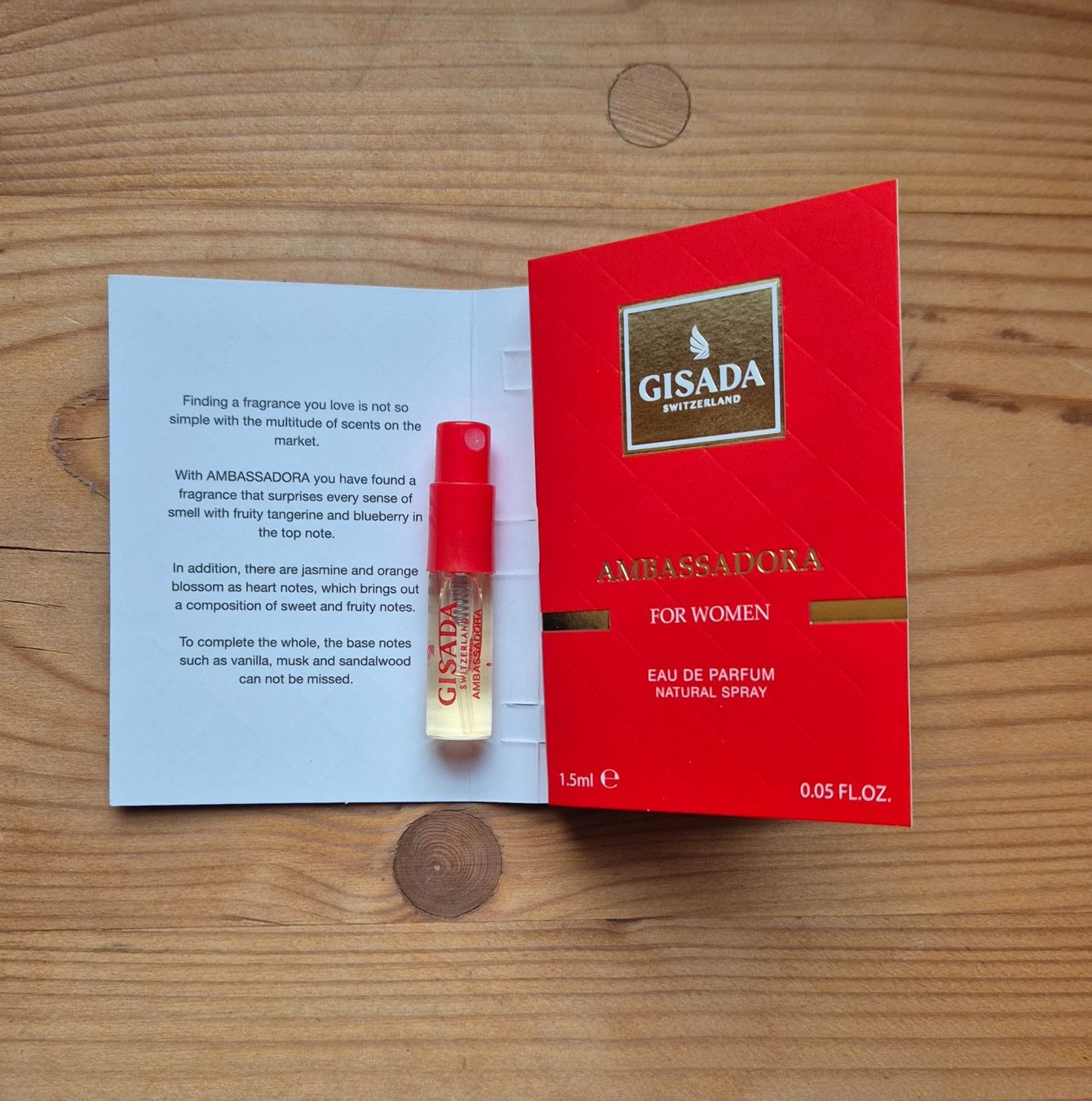 Gisada Profumi & Eau de Toilette: 3x Gisada Ambassadora EdP 1.5 ml – Nuovo e nell'imballaggio originale da Biel/Bienne venduto da szundel