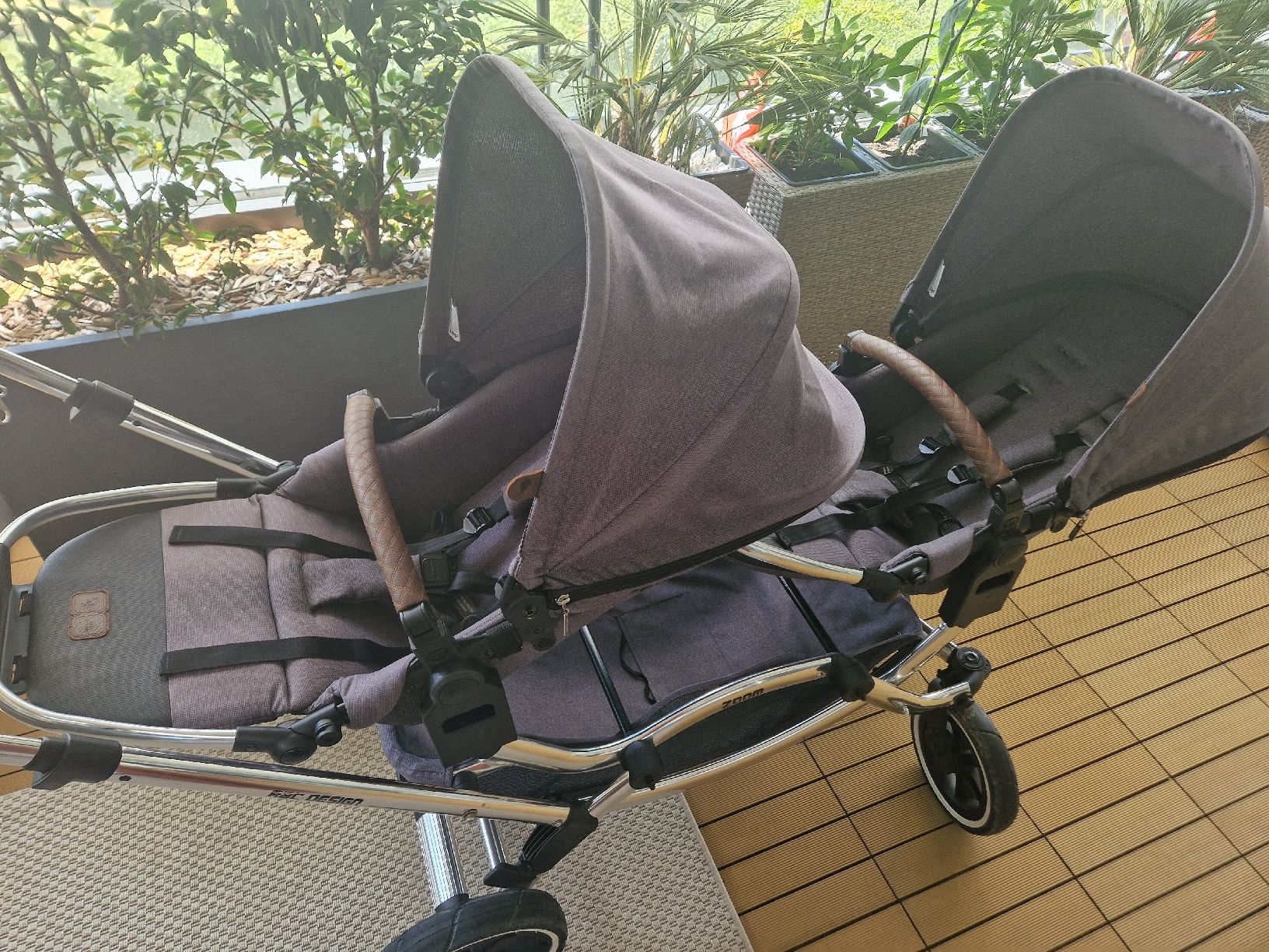 ABC Design Carrozzine: ABC-Geschwisterwagen mit Lufträdern – Usato da Hägglingen venduto da Kapgirl 2