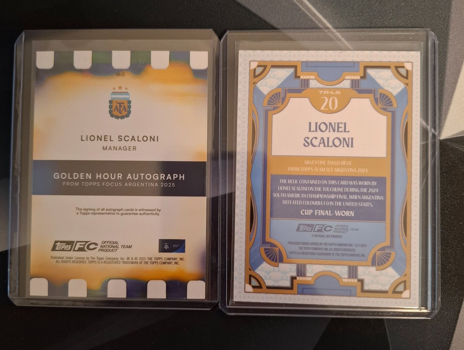Topps Cartes à collectionner: Topps Lionel Scaloni Auto und Patch Match Worn Base – D'occasion à Winterthur par mar_66nr 1