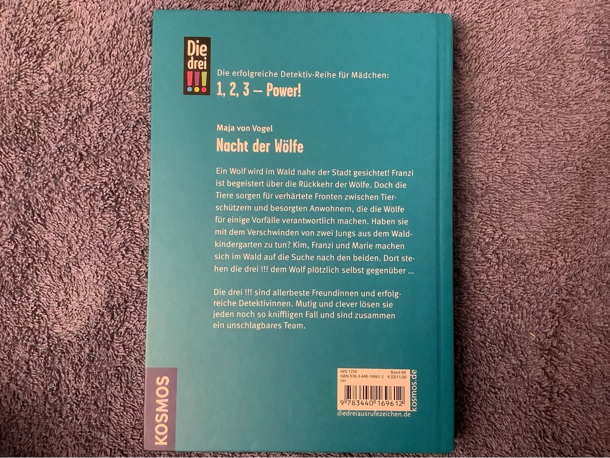 Libri: Die drei!!! - Nacht der Wölfe - Buch – Usato da Thundorf venduto da Blitz_Donner 1
