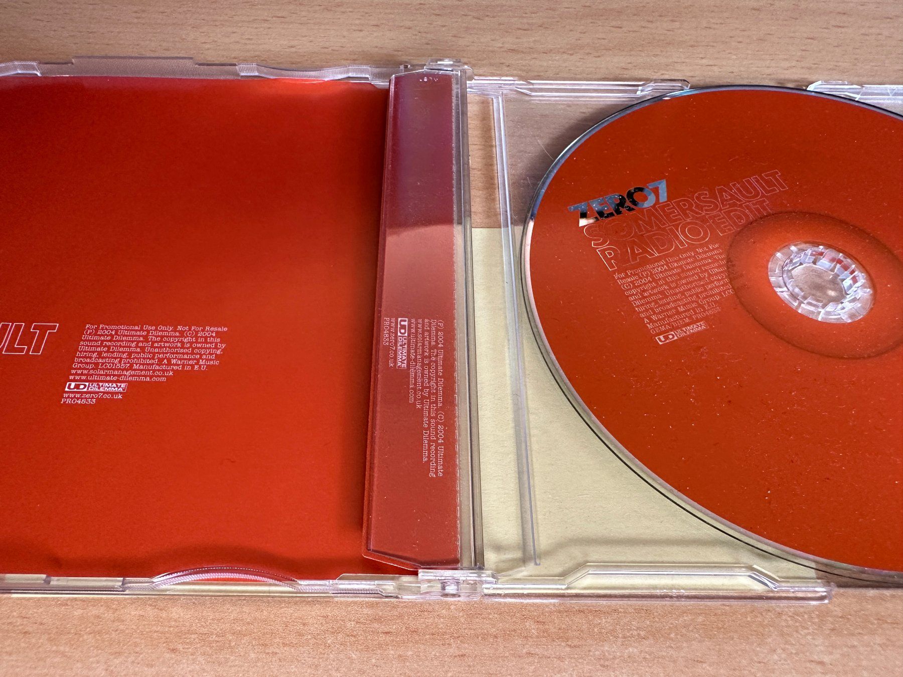 CD: Zero 7 – Somersault - Single & Promo CD – Usato da Rikon im Tösstal venduto da Alpenmutz 1