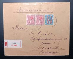 HOLLAND, EINSCHREIBE BRIEF NACH WIEN
