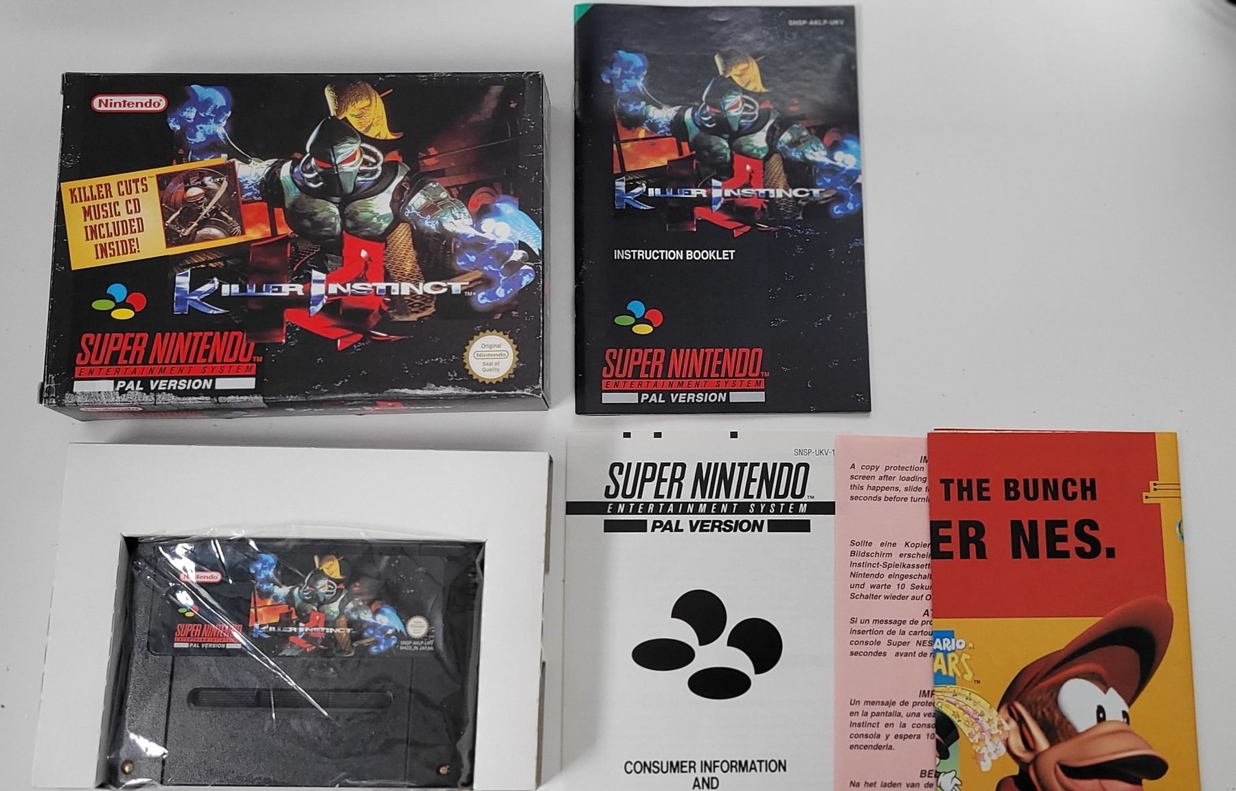 Nintendo Giochi: Killer Instinct Super Nintendo SNES PAL completo originale – Usato da Arbedo venduto da HardGamesCore