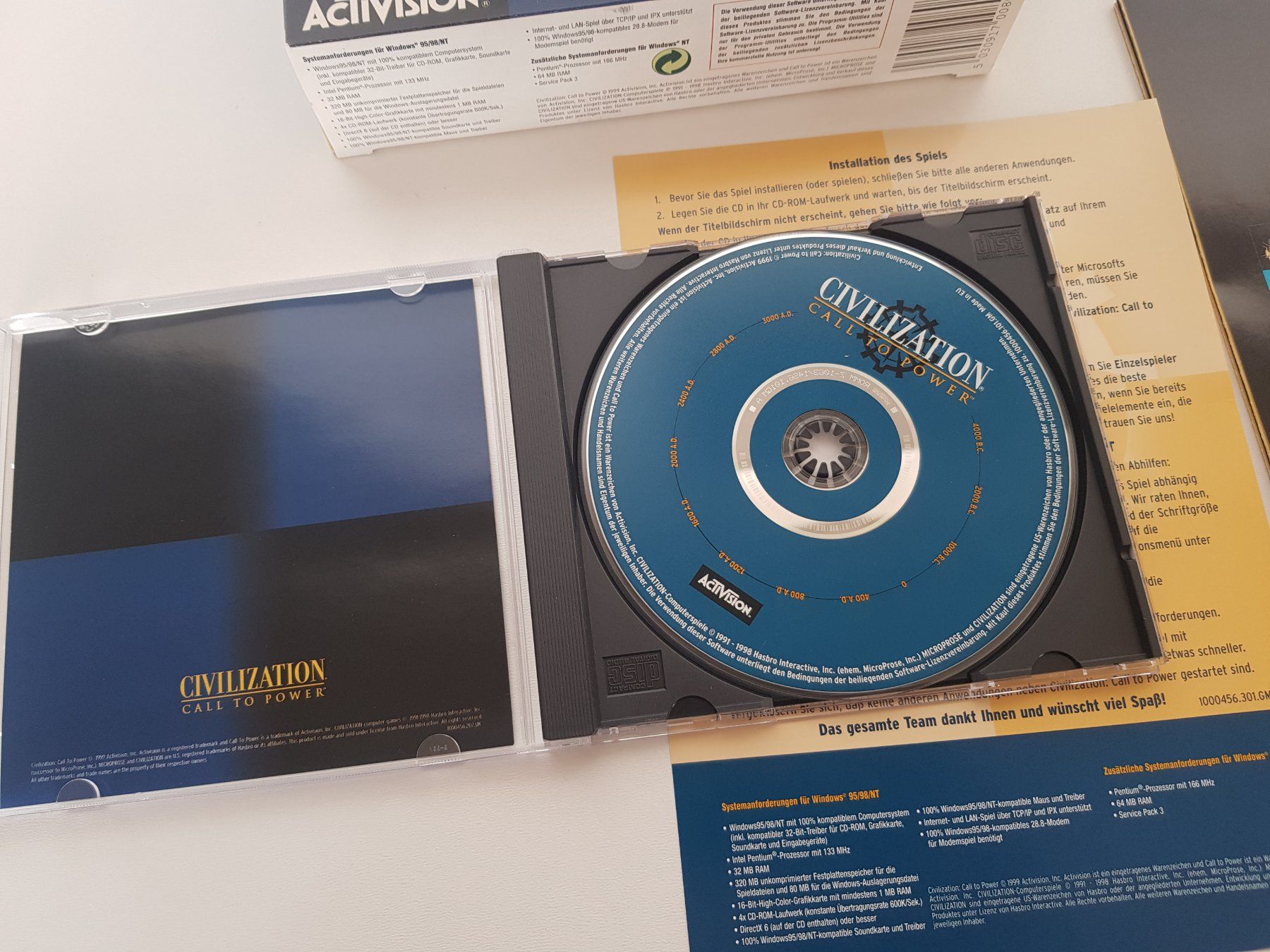 Giochi: Civilization Call to Power PC Big Box Spiel – Usato da Bassersdorf venduto da retrolab 2