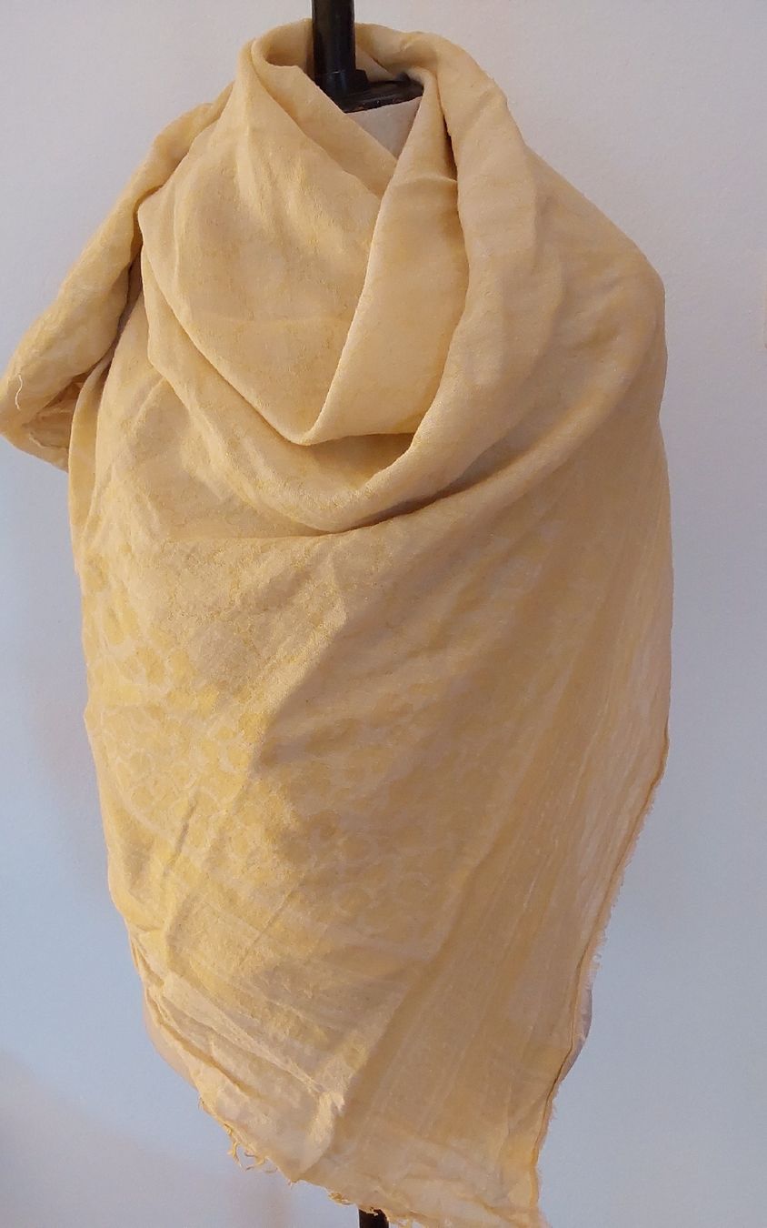 Codello Foulard & Sciarpe: Schal Tuch codello Baumwolle mit Modal gelb – Usato da Köniz venduto da scopello12