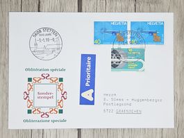 CL11 Enveloppe + Timbre Suisse 1998