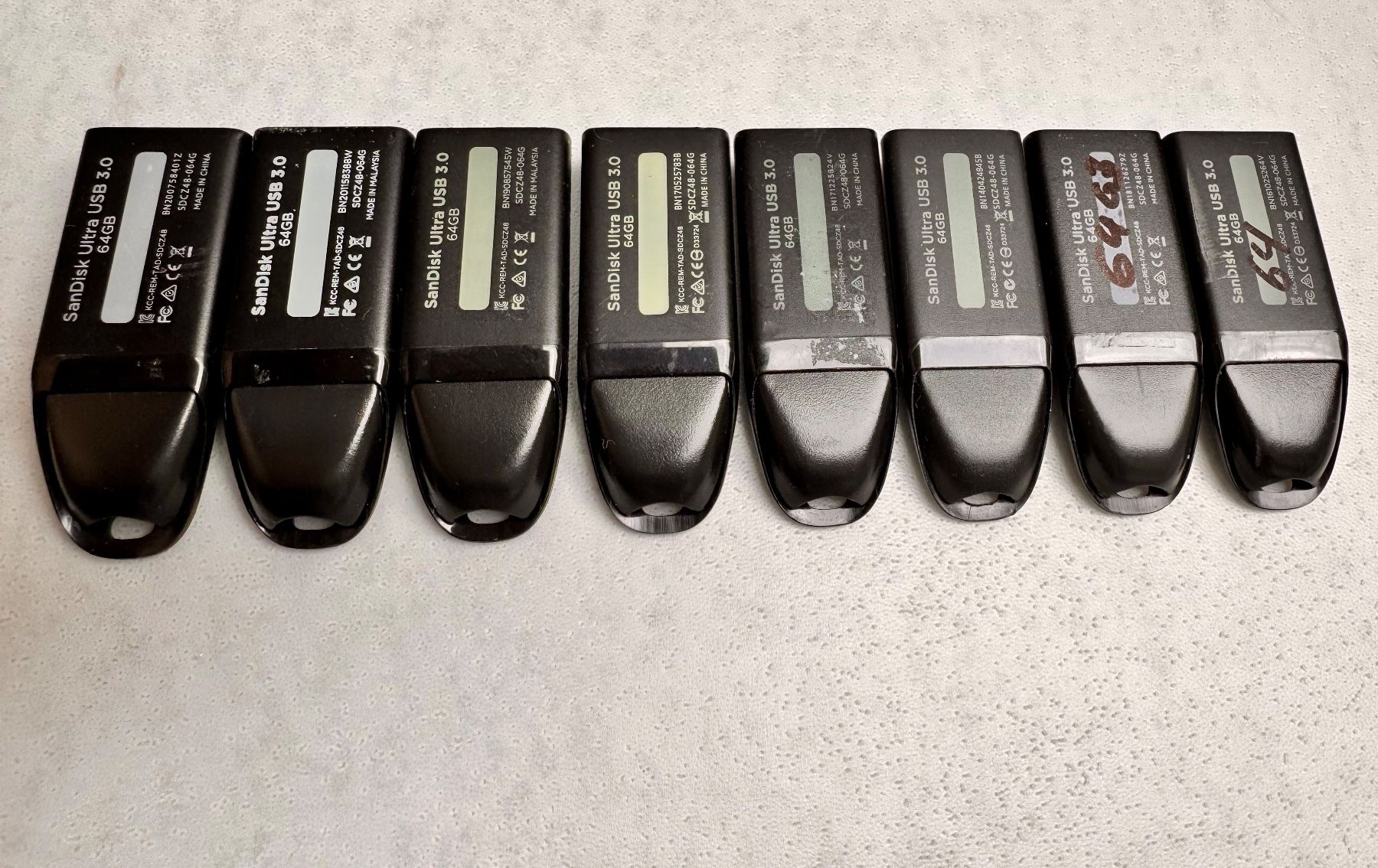 Sandisk USB Sticks: 8x SanDisk USB 3.0 Sticks 64 GB – D'occasion à Hermetschwil-Staffeln par Mobile2013 4