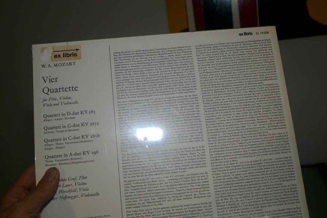 Schallplatten: NEU Mozart - Vier Quartette NYFFENEGGER VERSIEGELT – Neu und originalverpackt aus Pfaffhausen von mono_rec 4