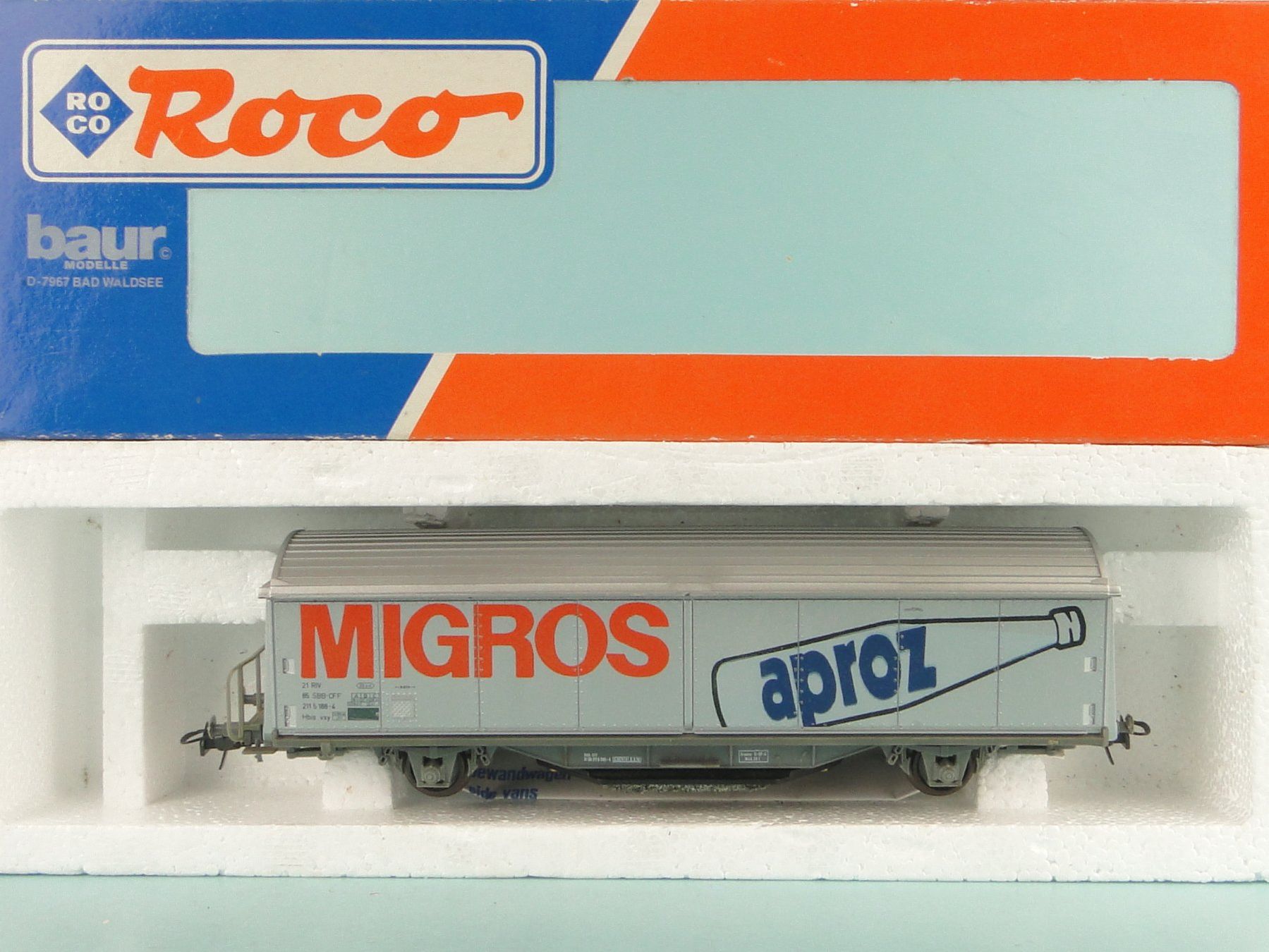 Roco Modellini di ferrovie: ROCO Clean / SBB Migros – Usato da Bülach venduto da cann11 1