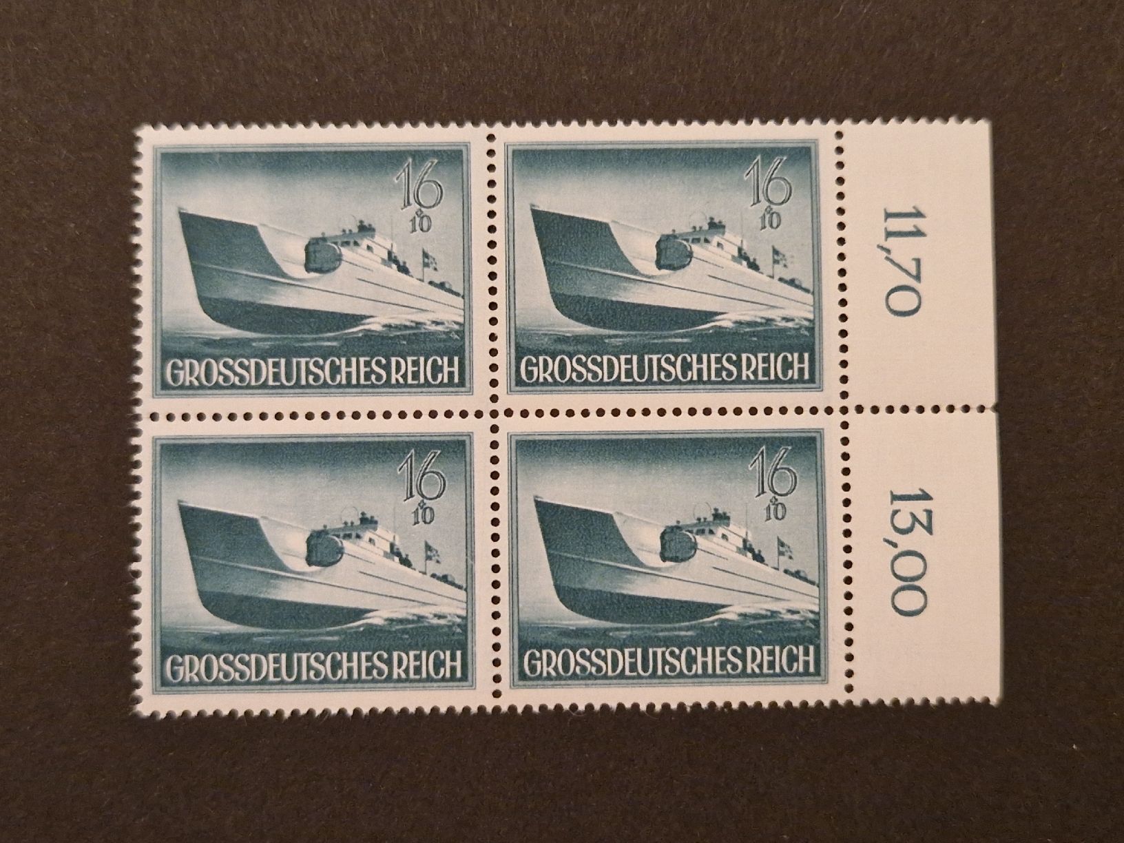 Tous les timbres: Deutsches Reich Viererblock Briefmarken postfrisch – Neuf (Voir description) à St. Gallen par Enrico_SG
