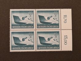 Deutsches Reich Viererblock Briefmarken postfrisch