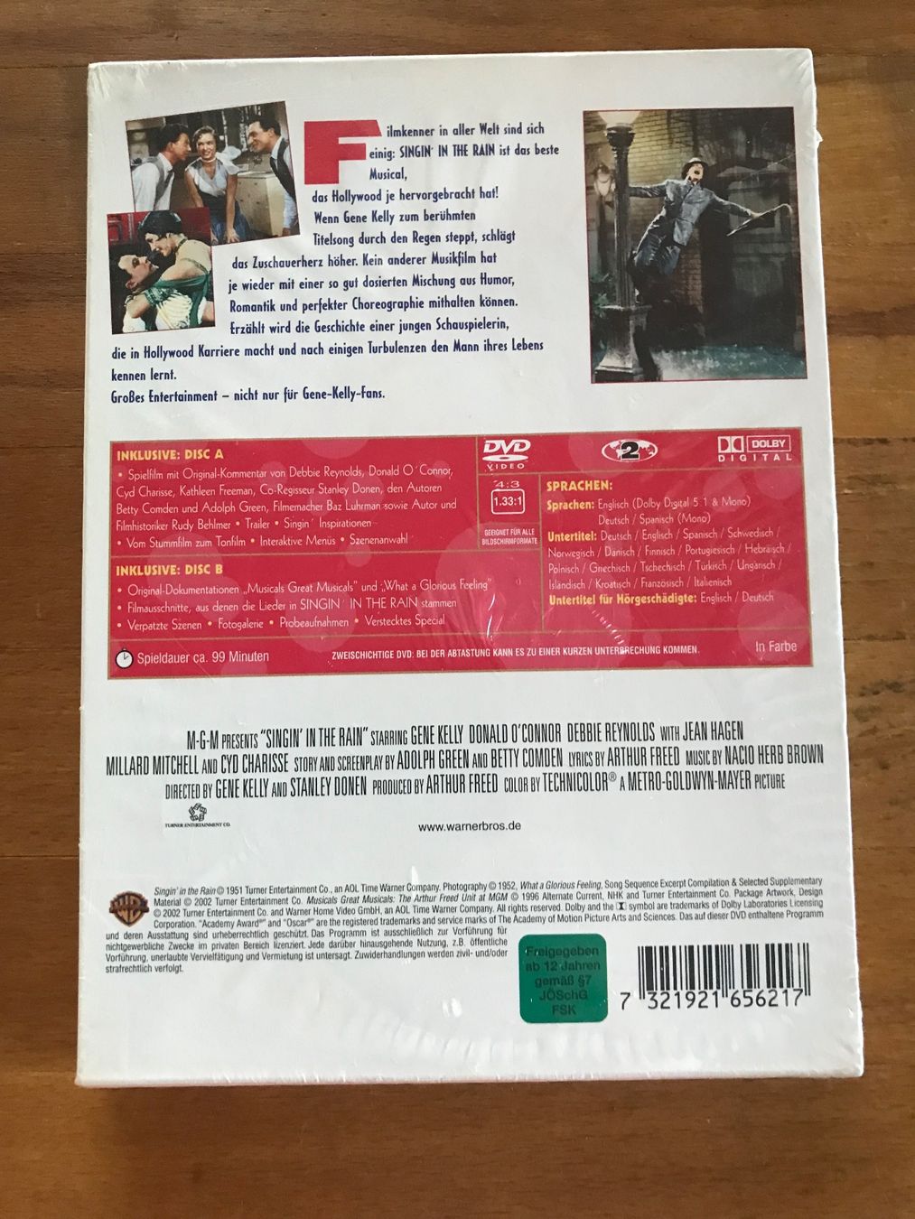 Tutti i DVDs: Singin‘ in the Rain – Nuovo e nell'imballaggio originale da Erlinsbach SO venduto da Adela016 1
