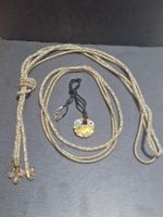 3 Halsketten Set Gold Optik mit Anhänger gebraucht (4)
