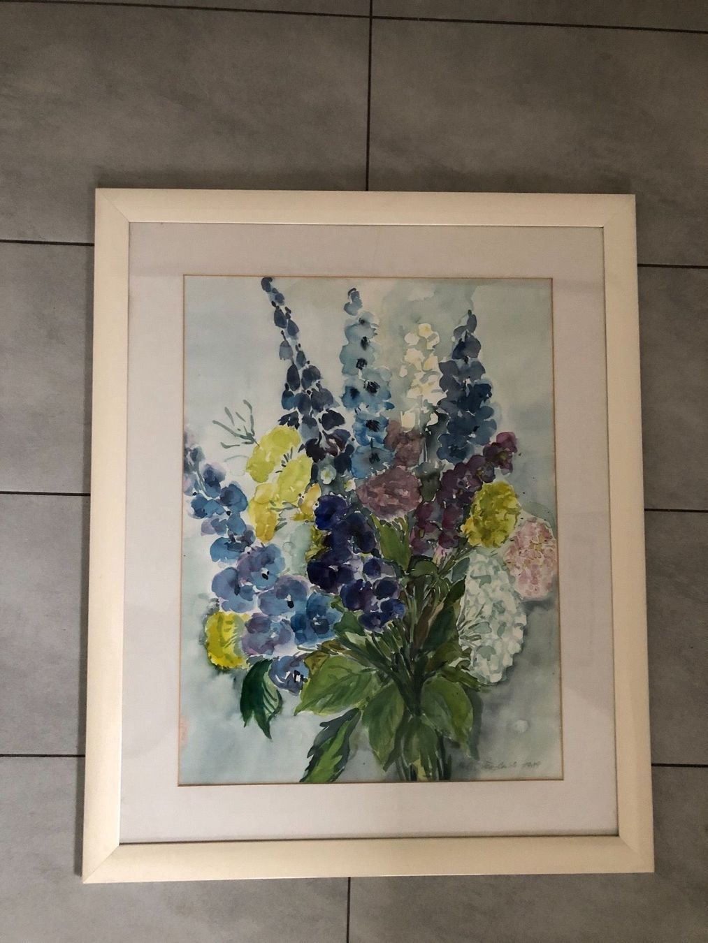 Dipinti: Grosse Aquarell Gemälde Nelli Friedrich – Usato da Lanzenhäusern venduto da vic63