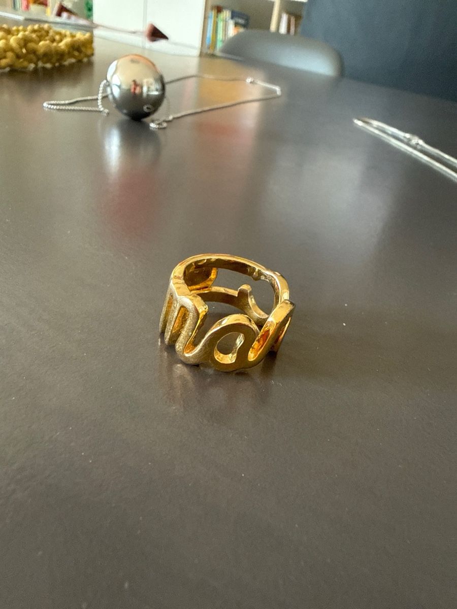 Marc Jacobs Ringe: Marc Jacobs Script Ring – Gebraucht aus st prex von magdalenaonline 1