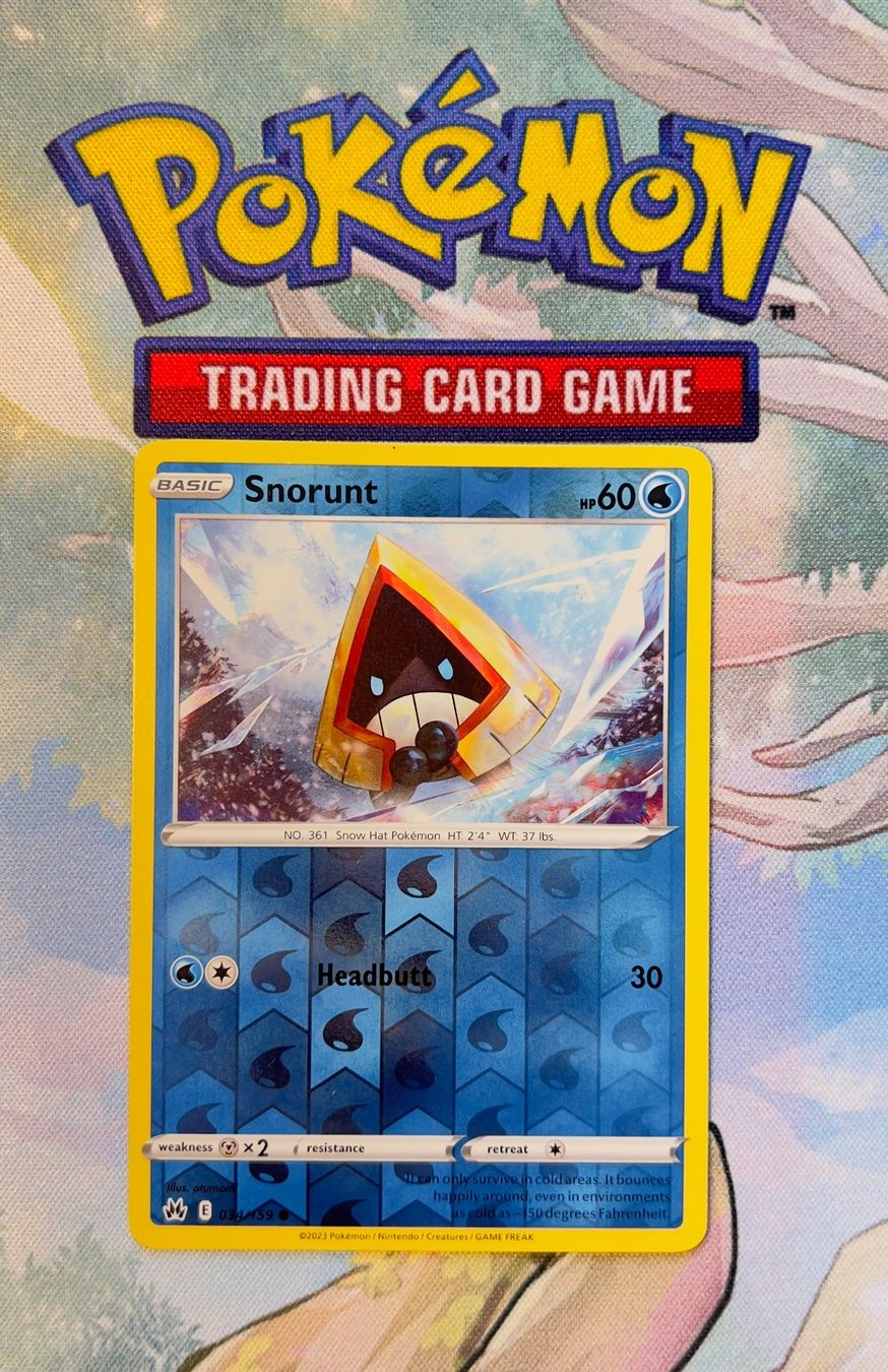Karten: Snorunt Reverse Holo Zenit der Könige 034/159 – Gebraucht aus Sempach von R-G