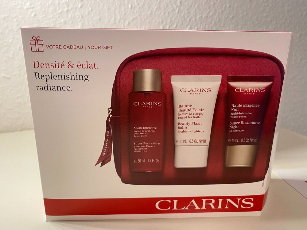 Petit Sac Clarins Neuf - Rouge - Sans étiquette