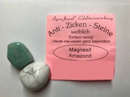 Geschenk: ANTI-Zicken-Steine weiblich