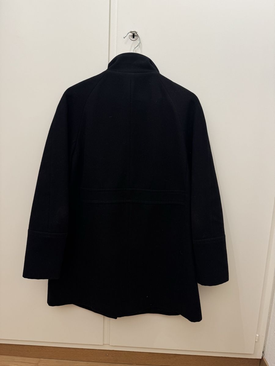 S.Oliver Cappotti: s.Oliver Black Label Mantel Gr. 36, Schwarz, Wolle – Usato da Zürich venduto da Flao_78376 2
