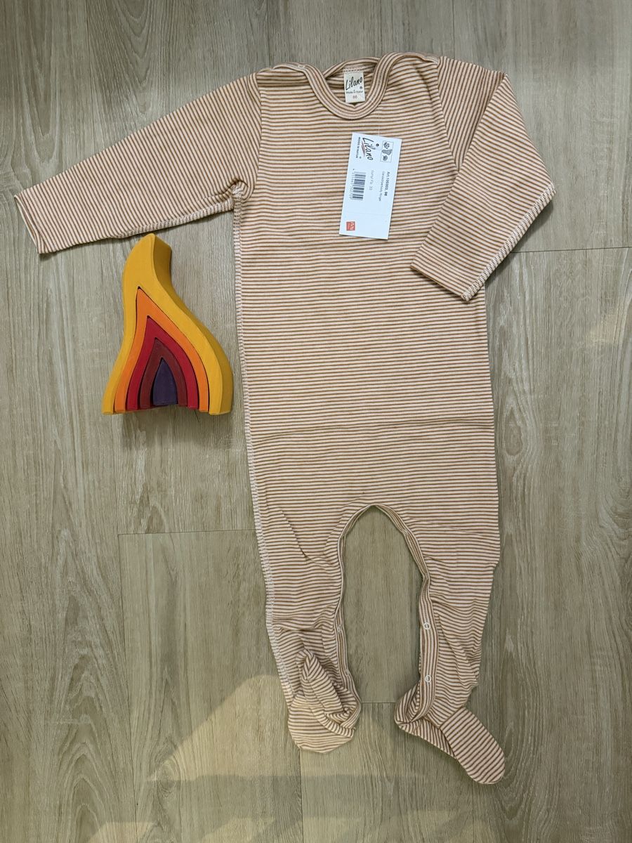 Pigiama & Simili: Neu Lilano Wolle/Seide Strampler Grösse 86 – Nuovo e nell'imballaggio originale da Winterthur venduto da Joyzora94
