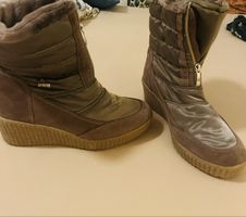 J-tex Winterstiefel gefüttert Gr. 38 braun