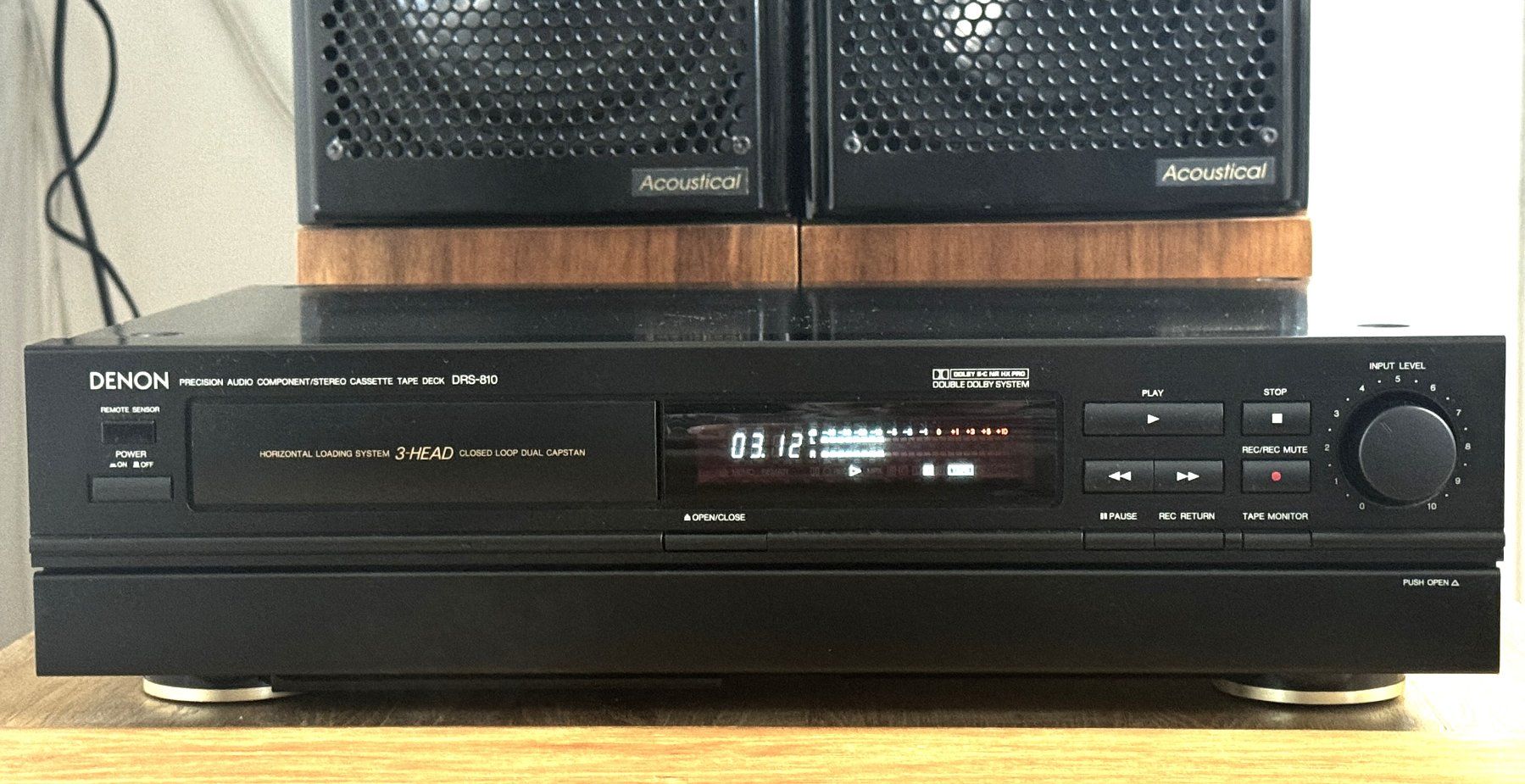 Denon Lettore multimediale & Streamer: DENON DRS-810 3-Head Dual Capstain Cassette Deck – Usato da Zürich venduto da Tapehead 1