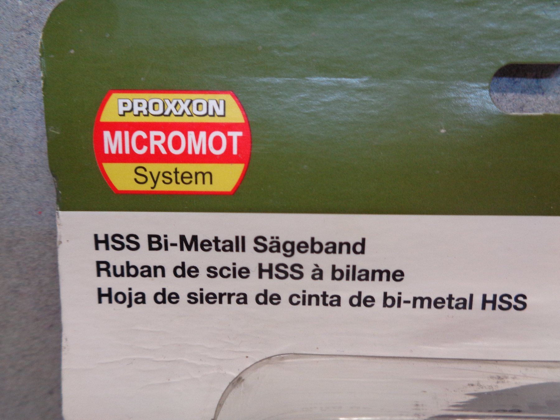 Proxxon Sägen: Bandsägeblatt / Proxxon / Micromot-System – Neu (gemäss Beschreibung) aus Aarwangen von SEC500 2