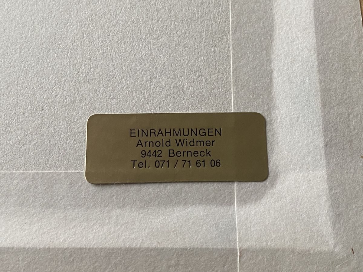 Dipinti: Silvia Sonderegger Oberegg St. Anton Appenzell – Usato da Mosnang venduto da Goldwasser 4